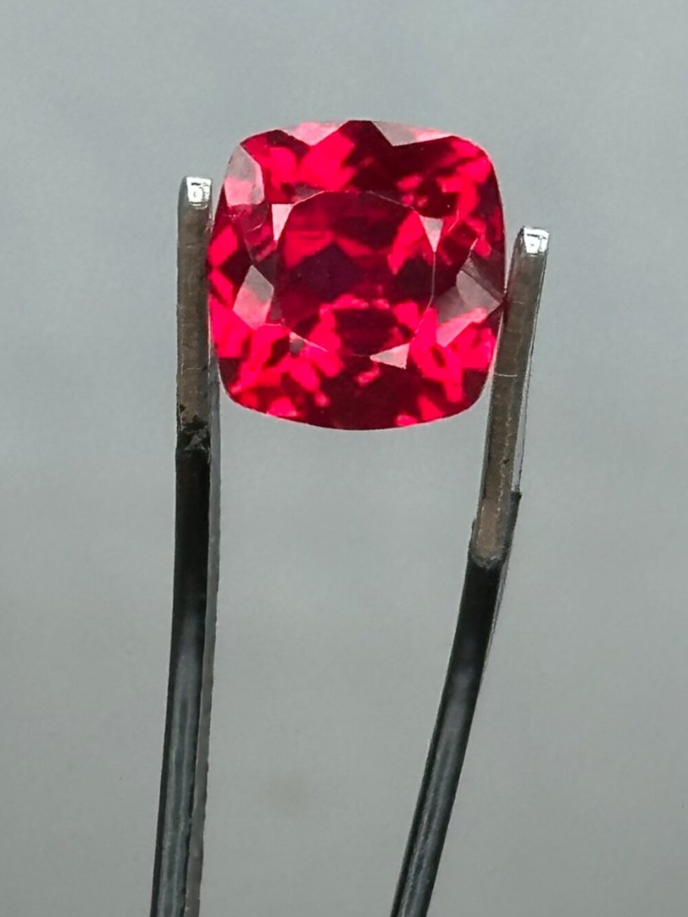Certified Cushion Ruby Jewel